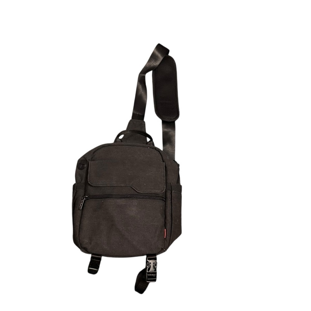 Sleek Black Camera Sling Bag